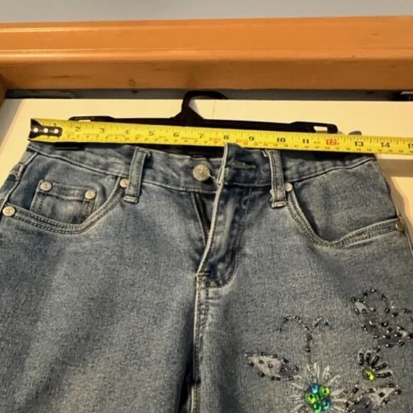 Suka Women's denim jeans sequin decoration Size 1 **READ** - Picture 12 of 12